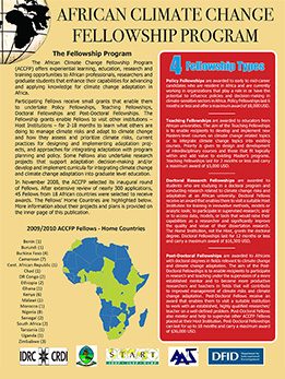 brochure climate change start fellowship african program